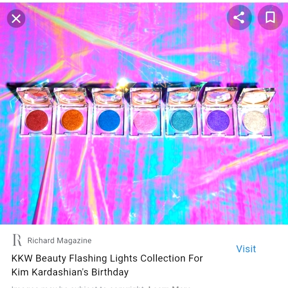 KKW Beauty Other - FLASHING LIGHTS EYESHADOW for ONE SHADOW